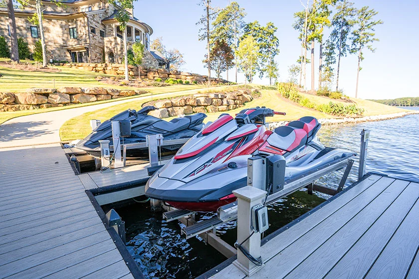 choosing a pwc lift for your lake minnetonka waterfron cover